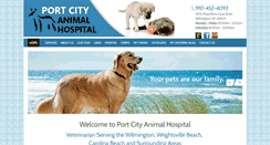 Desktop Screenshot of portcityanimalhospital.com