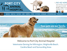Tablet Screenshot of portcityanimalhospital.com